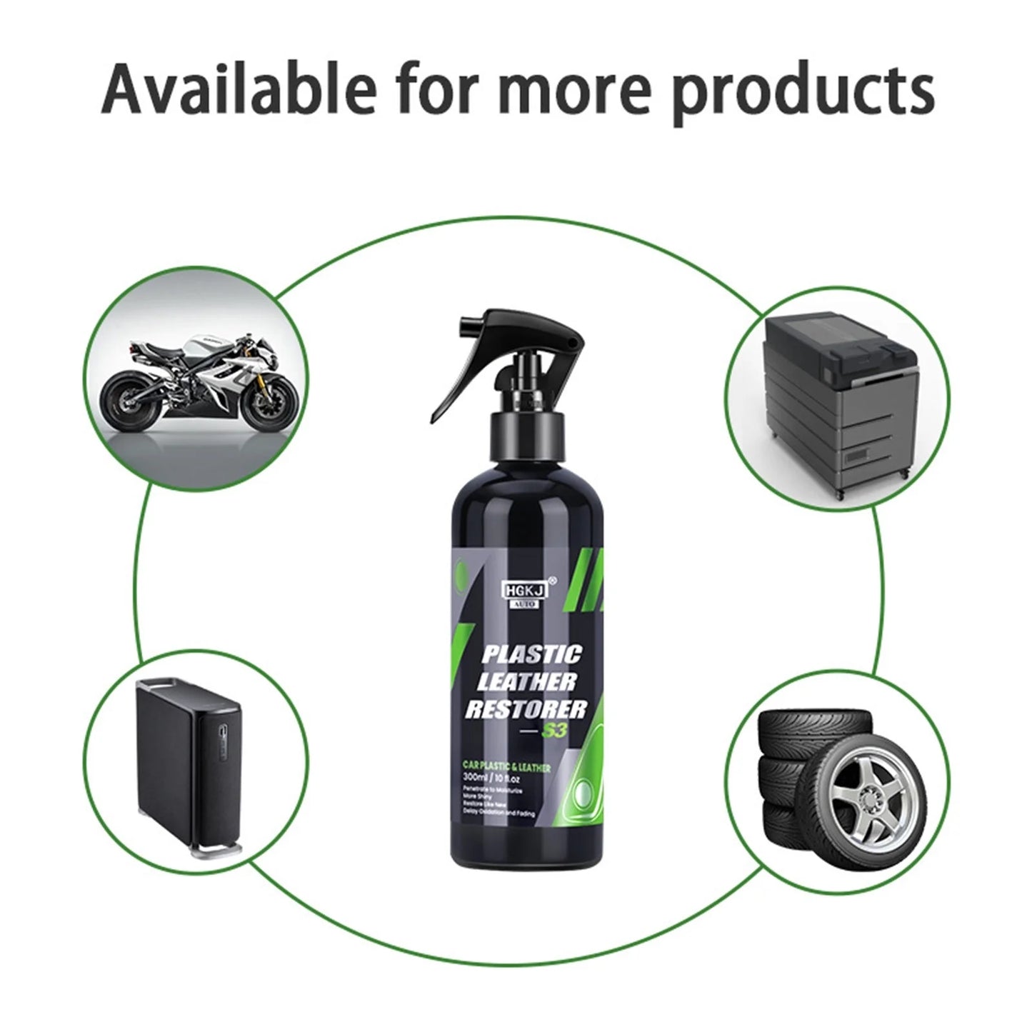 RESTORER S3™ - Restaurador de Cuero y Plastico