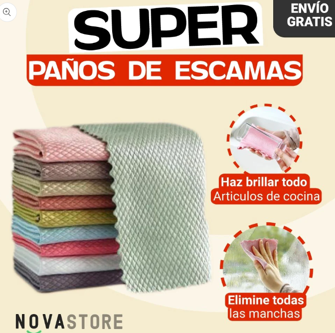 PAÑO DE ESCAMAS - PAKC 5 UND