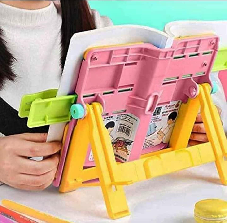 SOPORTE DE LIBRO ROSADO