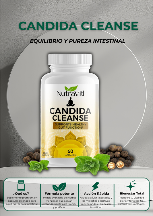 CANDIDA CLEANSE - EQUILIBRIO Y PUREZA INTESTINAL