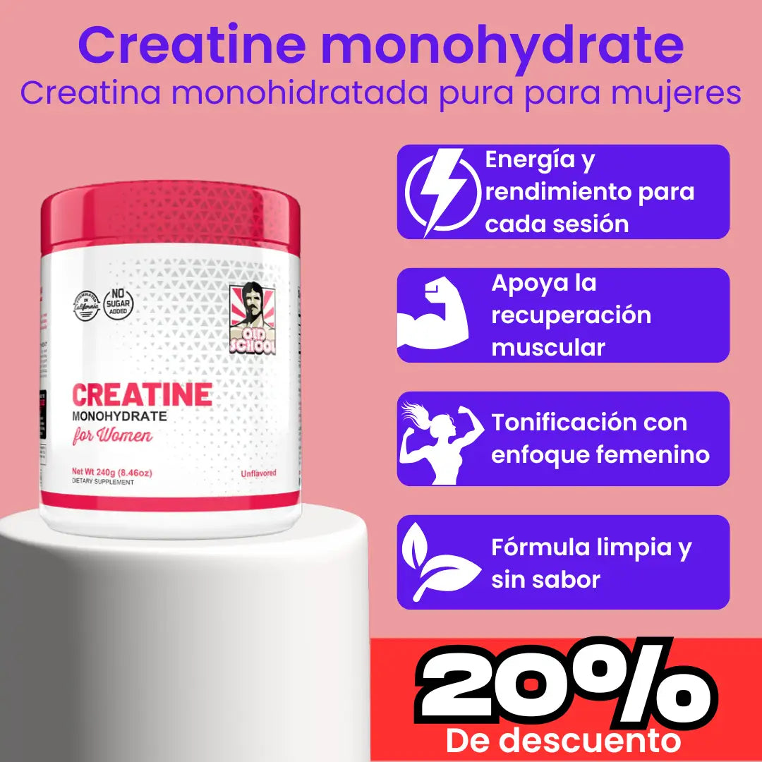 CREATINA MONOHYDRATE FOR WOMEN
