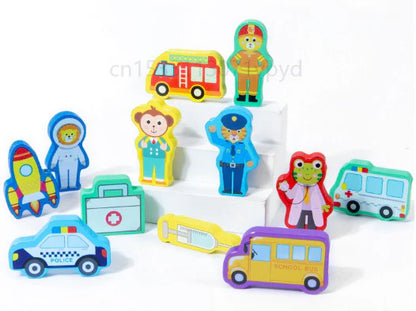 TABLERO MONTESSORI 6 EN 1