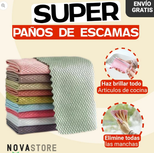 PAÑO DE ESCAMAS - PAKC 5 UND