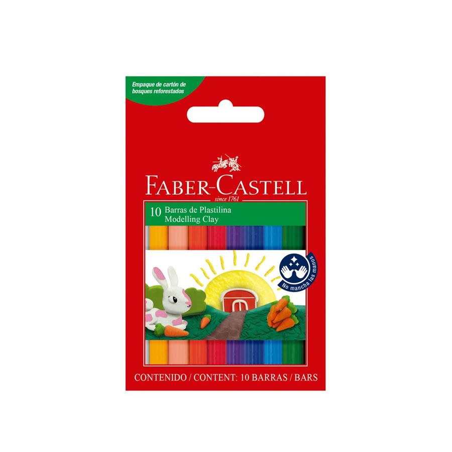 Plastelina Delgada x 10 Unidades