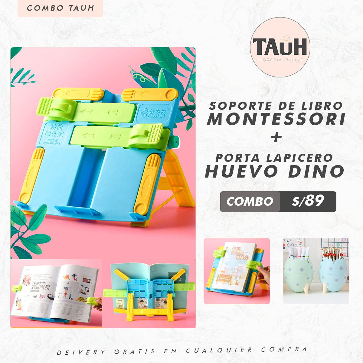 Soporte para Libro Montessori