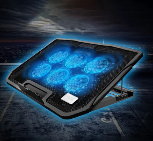 COOLER PARA LAPTOP Y NOTEBOOK CON 6 VENTILADORES