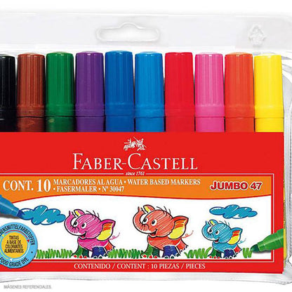 Plumón Jumbo 47 Estuche x 10 Unidades