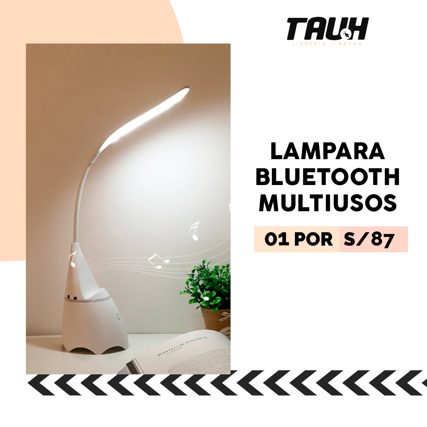 Lampara Bluetooth Multiusos