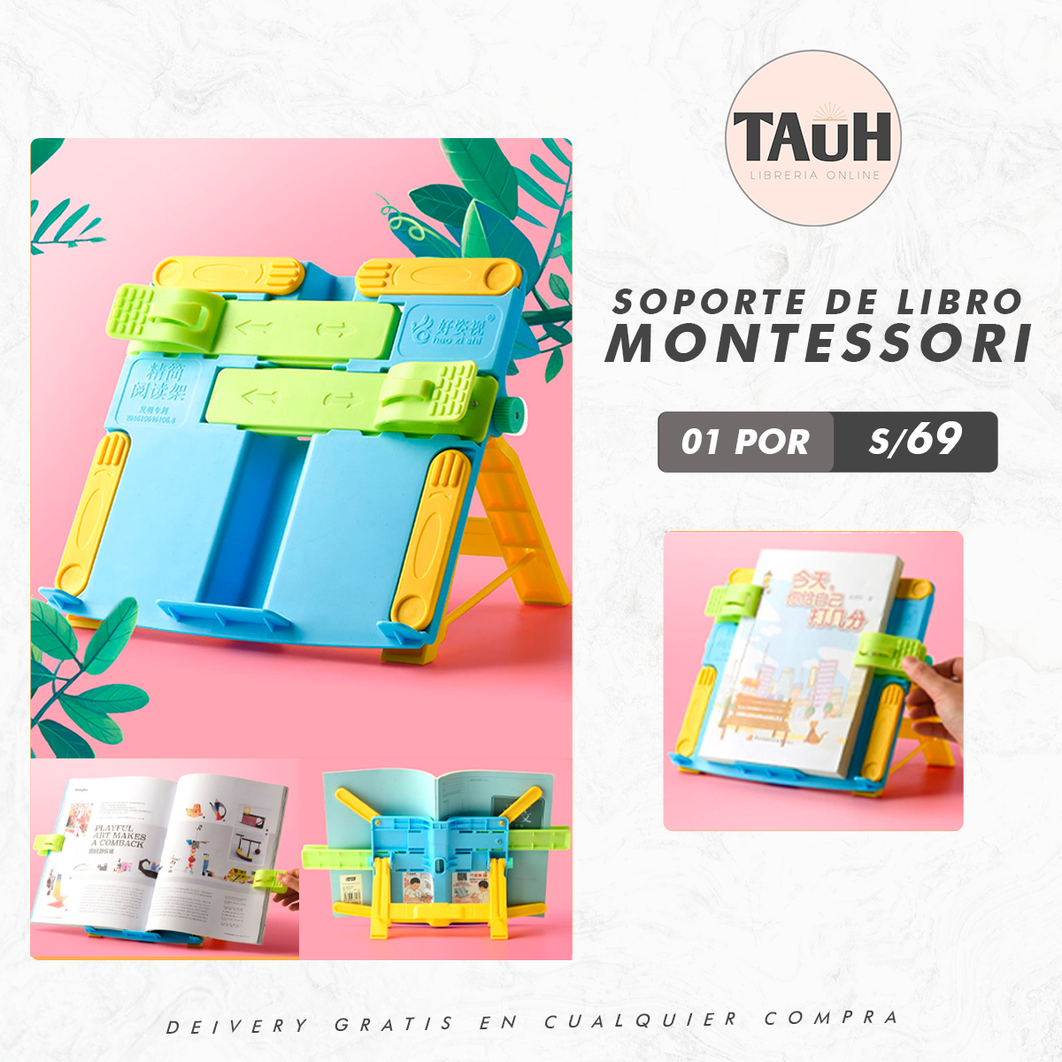 Soporte para Libro Montessori