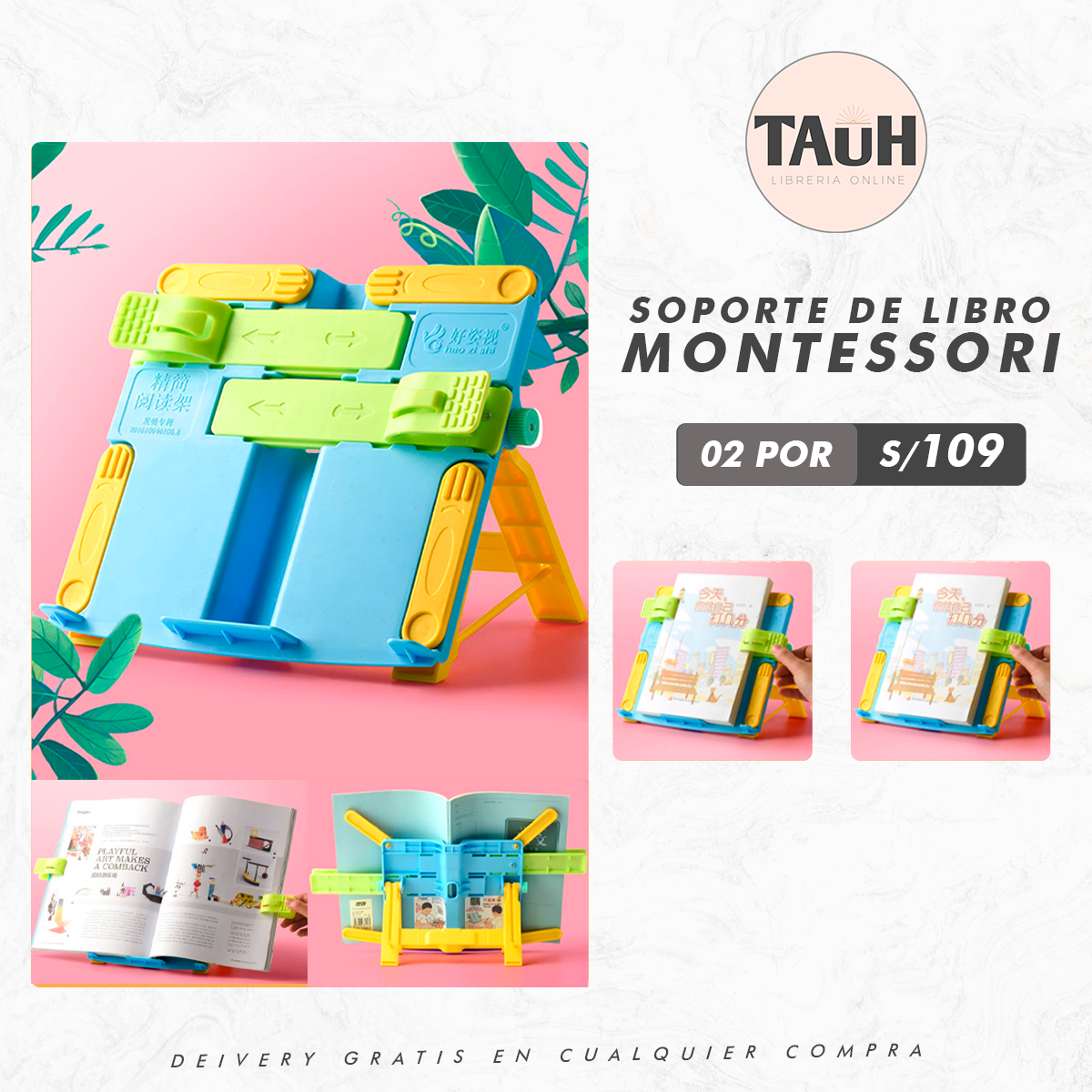 Soporte para Libro Montessori