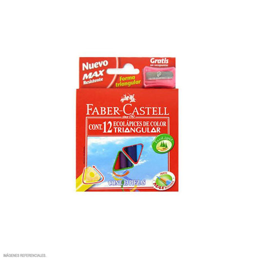 Colores Ecochicos x 12 Unidades + Tajador Gratis