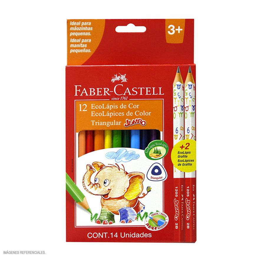 Colores JUMBO x 12 Unidades+ 2 Lápices