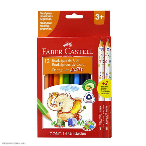 Colores JUMBO x 12 Unidades+ 2 Lápices