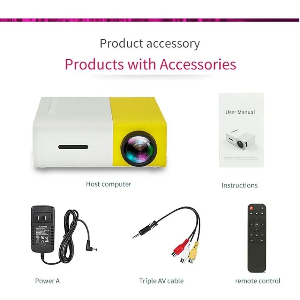 MINI PROYECTOR PORTATIL